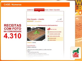 CASE: Números 4.310 COM FOTO RECEITAS NA COMUNIDADE 