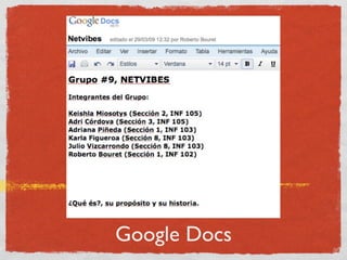 Google Docs
 