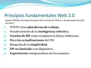 Mayoría de las organizacionesGenteLa Web 2.0 permite que las organizaciones interactúen con la gente.