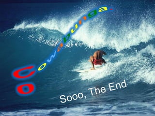 Cowabunga.0Sooo, The End