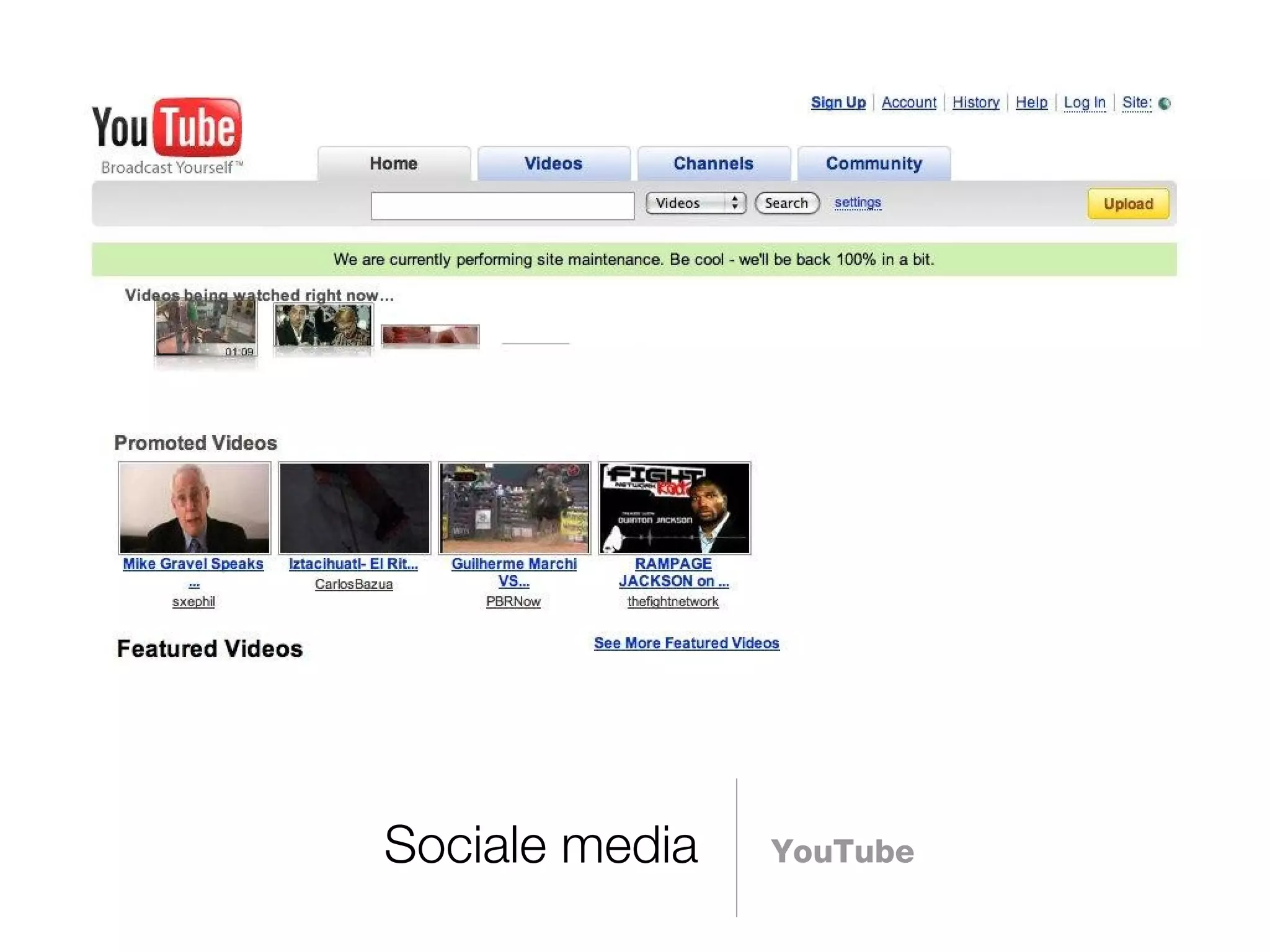 Sociale media YouTube 