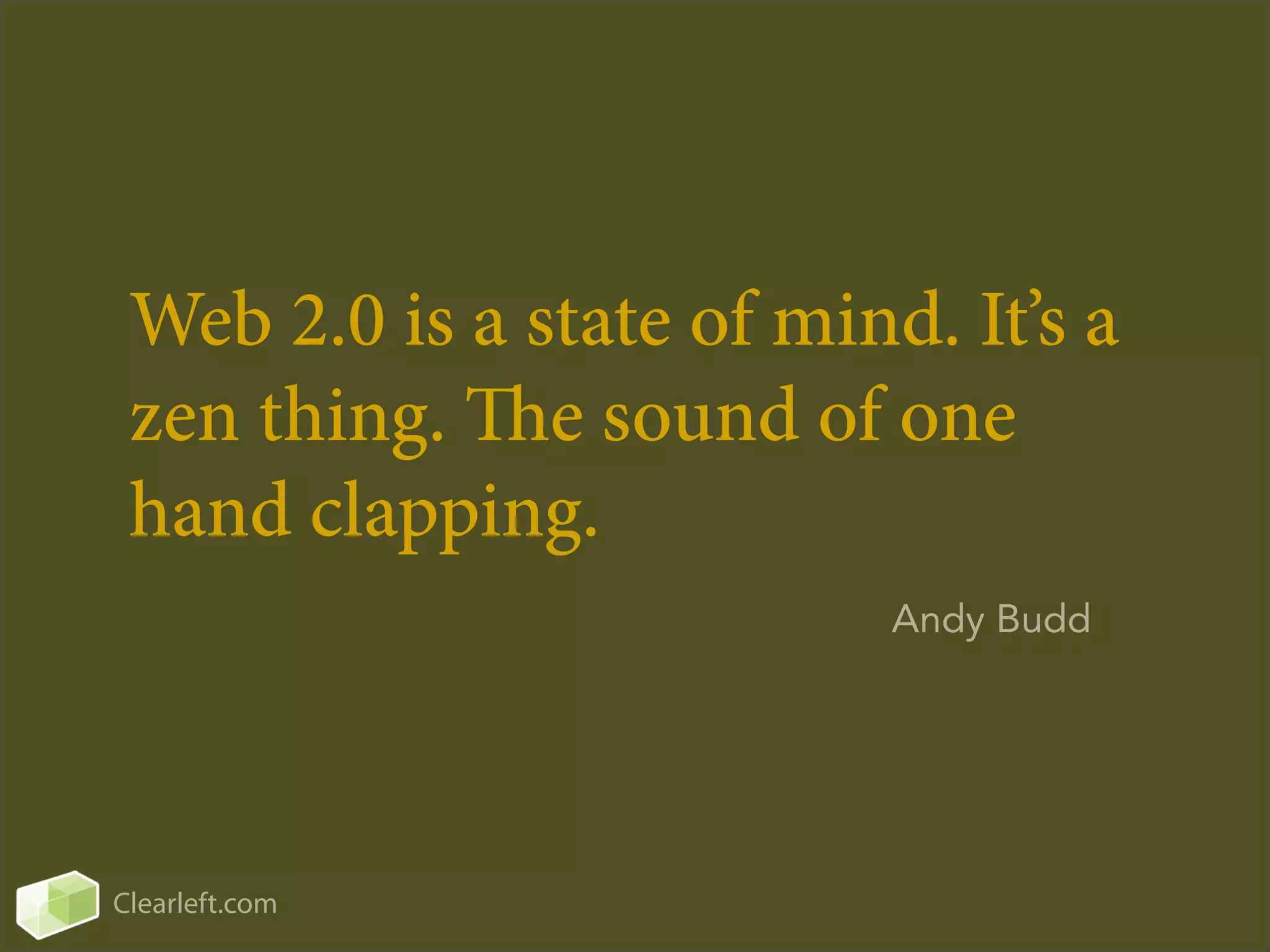 How to Bluff Your Way in Web 2.0