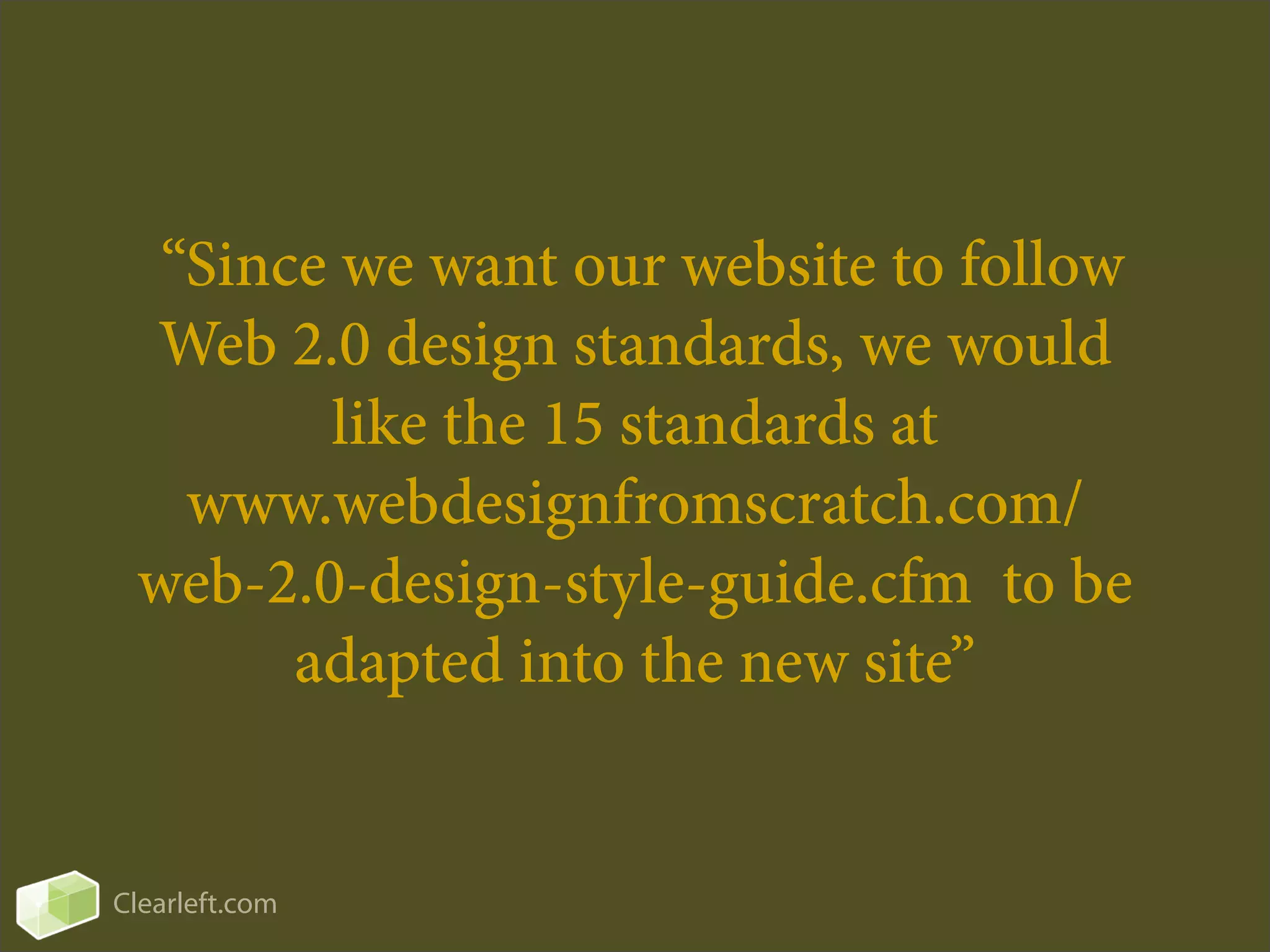 How to Bluff Your Way in Web 2.0