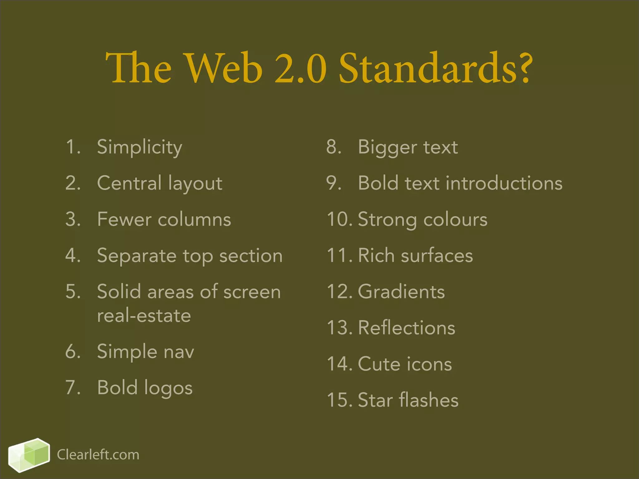 How to Bluff Your Way in Web 2.0