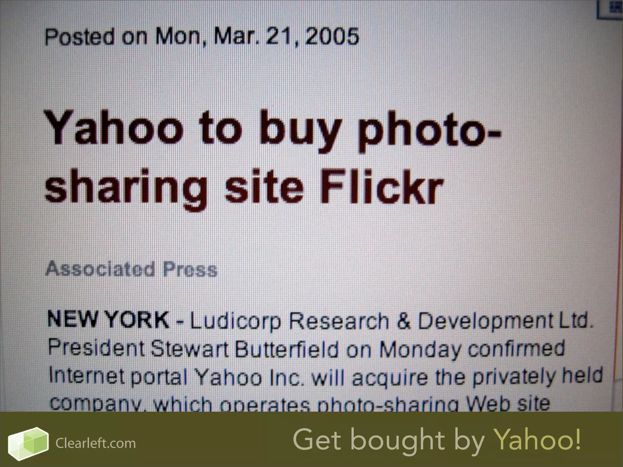 How to Bluff Your Way in Web 2.0