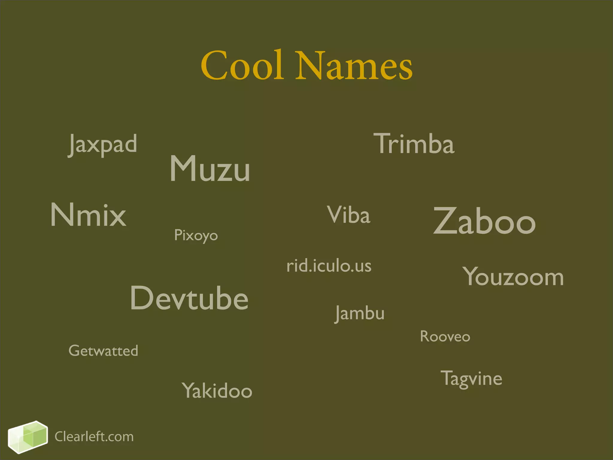 How to Bluff Your Way in Web 2.0