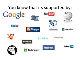 You know that its supported by: 