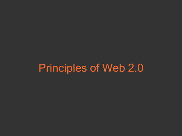 Web2.0 | PPT