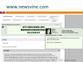 www.newsvine.com   R.Polillo – Corso Web 2.0 (ott 2009) 