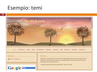 Cloud computing: tipi di servizio Prevalentemente per gli  sviluppatori di sw, per es.: Amazon Web Services (2006+) IBM Blue Cloud (2008+)  Google App Engine (2008+) Microsoft Windows Azure (2009+) Per es.:   Facebook, Youtube, Skype,  Google Apps, Salesforce, Dropbox,  Servizi applicativi di rete accessibili via  API. Per es.:   identity, payment, map, …,  Device (hw+sw) per accedere al cloud  computing. Es.:  mobiles, thin clients Immagine da Wikipedia CLIENT INTERNET 