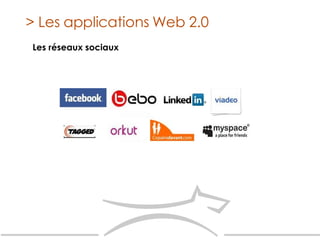 Les réseaux sociaux > Les applications Web 2.0 