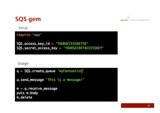Use Somebody Else's Infrastructure - Utilizing Amazon S3 and EC2
