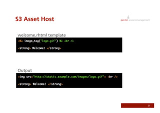 Use Somebody Else's Infrastructure - Utilizing Amazon S3 and EC2
