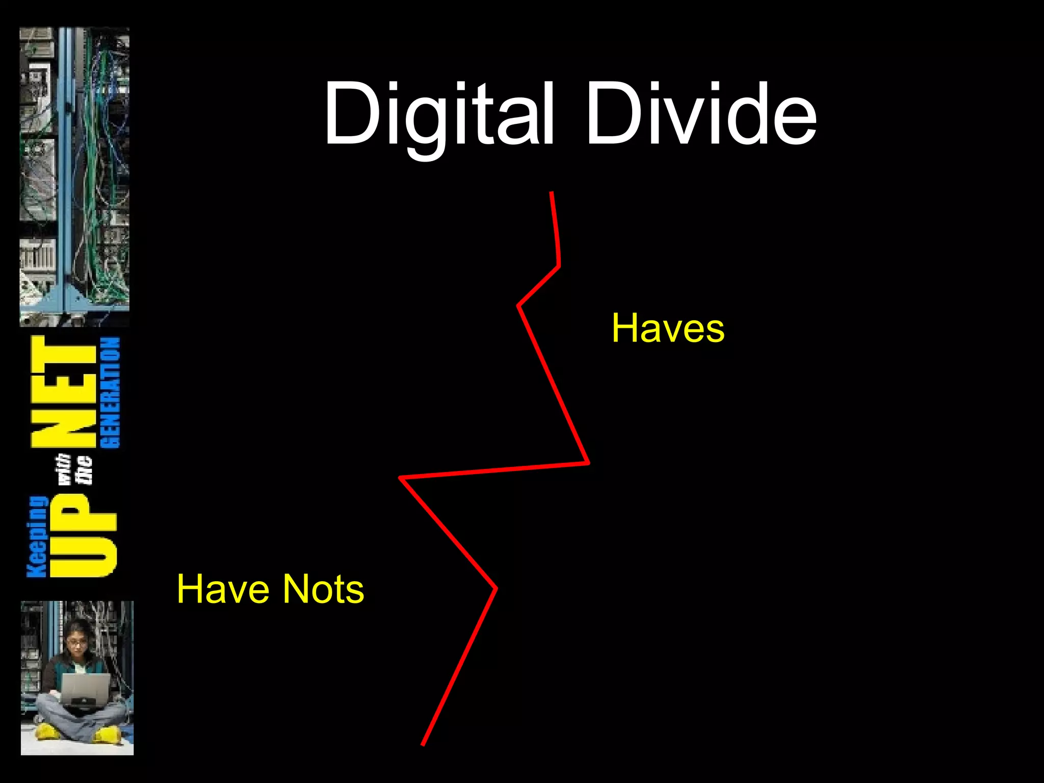 Digital Divide Have Nots Haves 