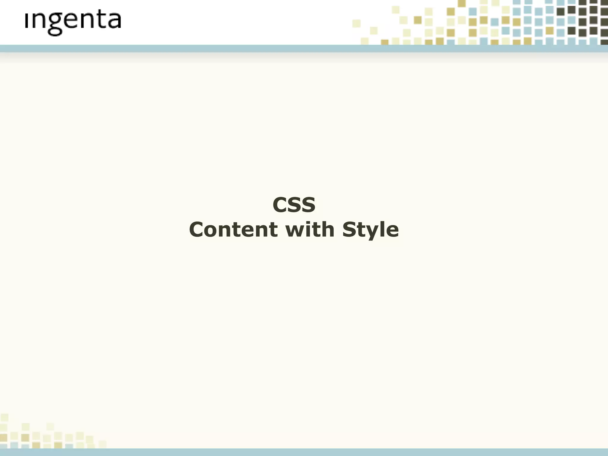 CSS Content with Style 