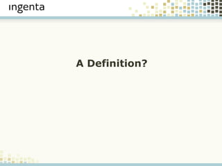 A Definition? 