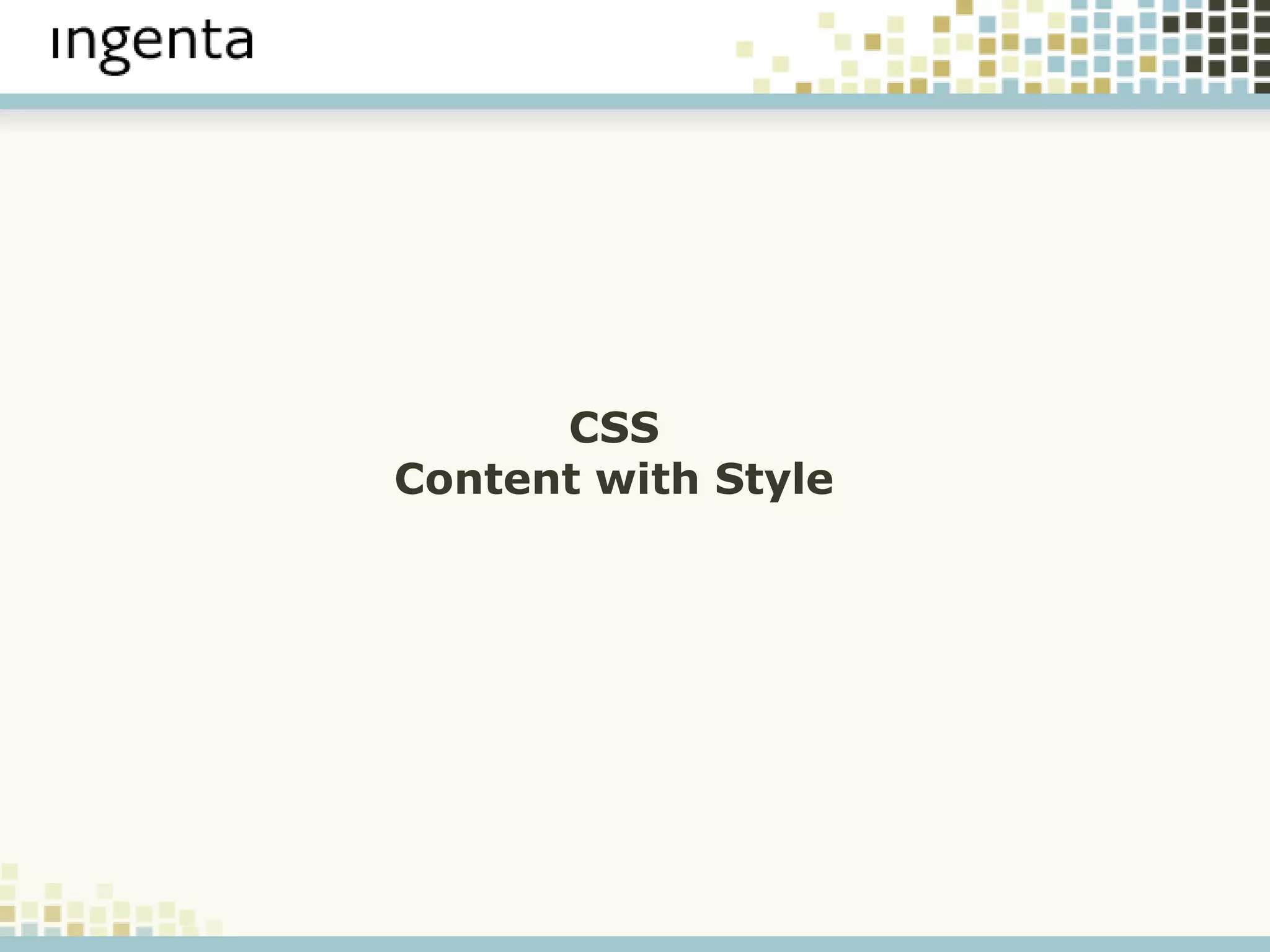 CSS Content with Style 