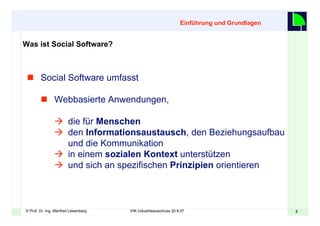 Web2.0 im Unternehmen