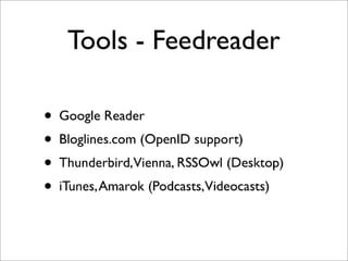 Web2.0 Workshop Eisenstadt