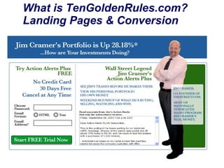 What is TenGoldenRules.com? Landing Pages & Conversion  