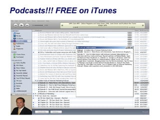 Podcasts!!! FREE on iTunes 