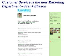Customer Service is the new Marketing Department – Frank Eliason 
