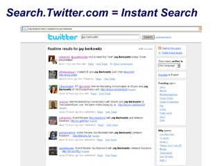 Search.Twitter.com = Instant Search 