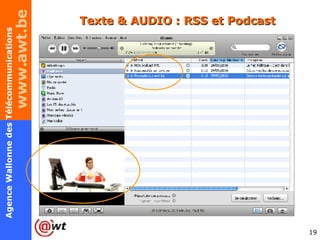 Texte & AUDIO : RSS et Podcast 