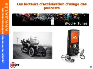 Les facteurs d’accélération d’usage des podcasts 