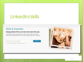 LinkedIn/skills 