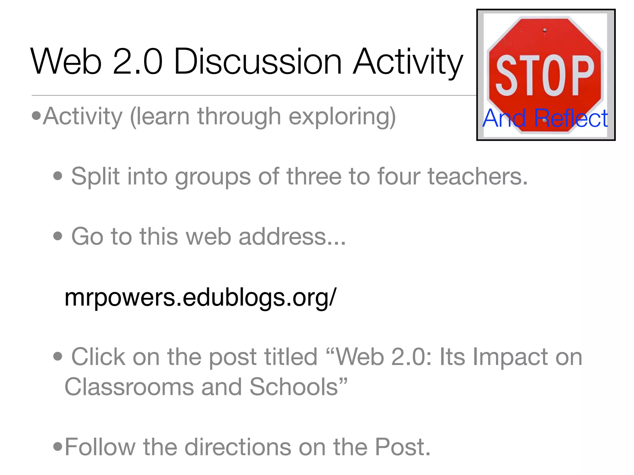 Web 2.0 4 teachers 081407