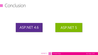 tech.days 2015#mstechdaysASP.NET 5
 