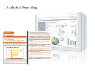 Analysis & Reporting




                       17
 