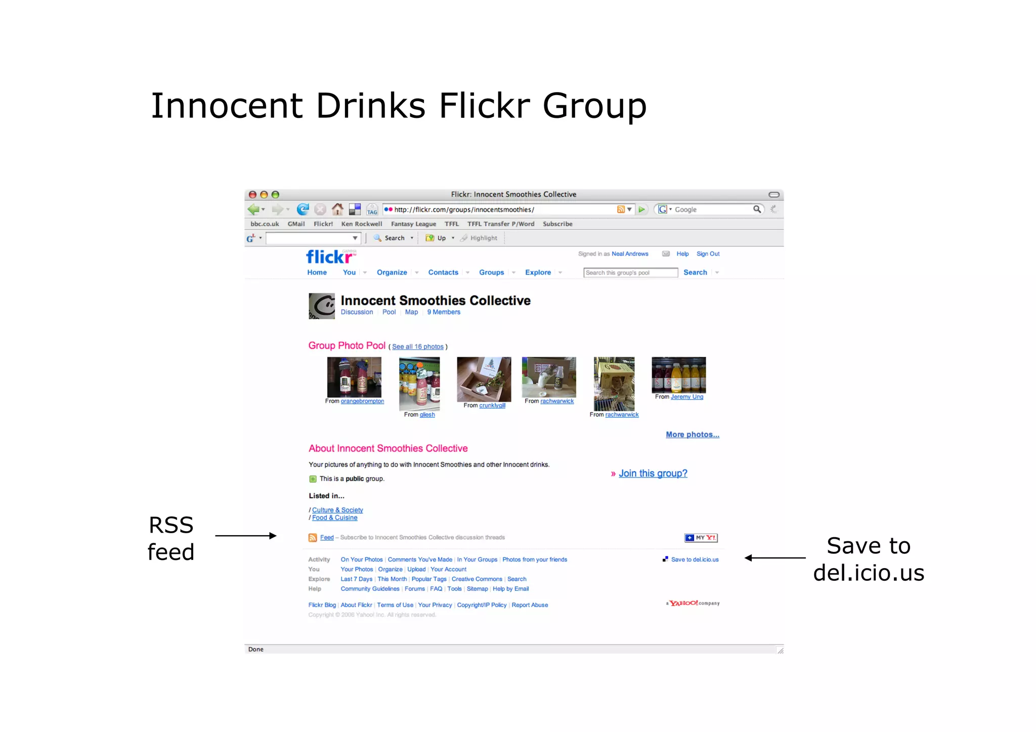 Innocent Drinks Flickr Group




RSS
feed                            Save to
                               del.icio.us
 