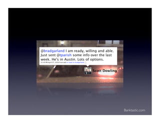 Banking on Social Media