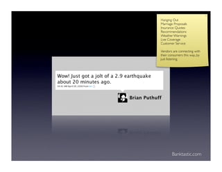 Banking on Social Media