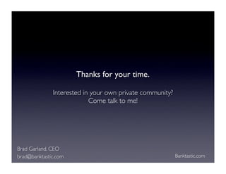 Banking on Social Media