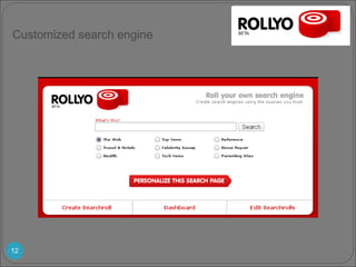 Customized search engine 