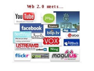 Logo mashup here Web 2.0 meets… 