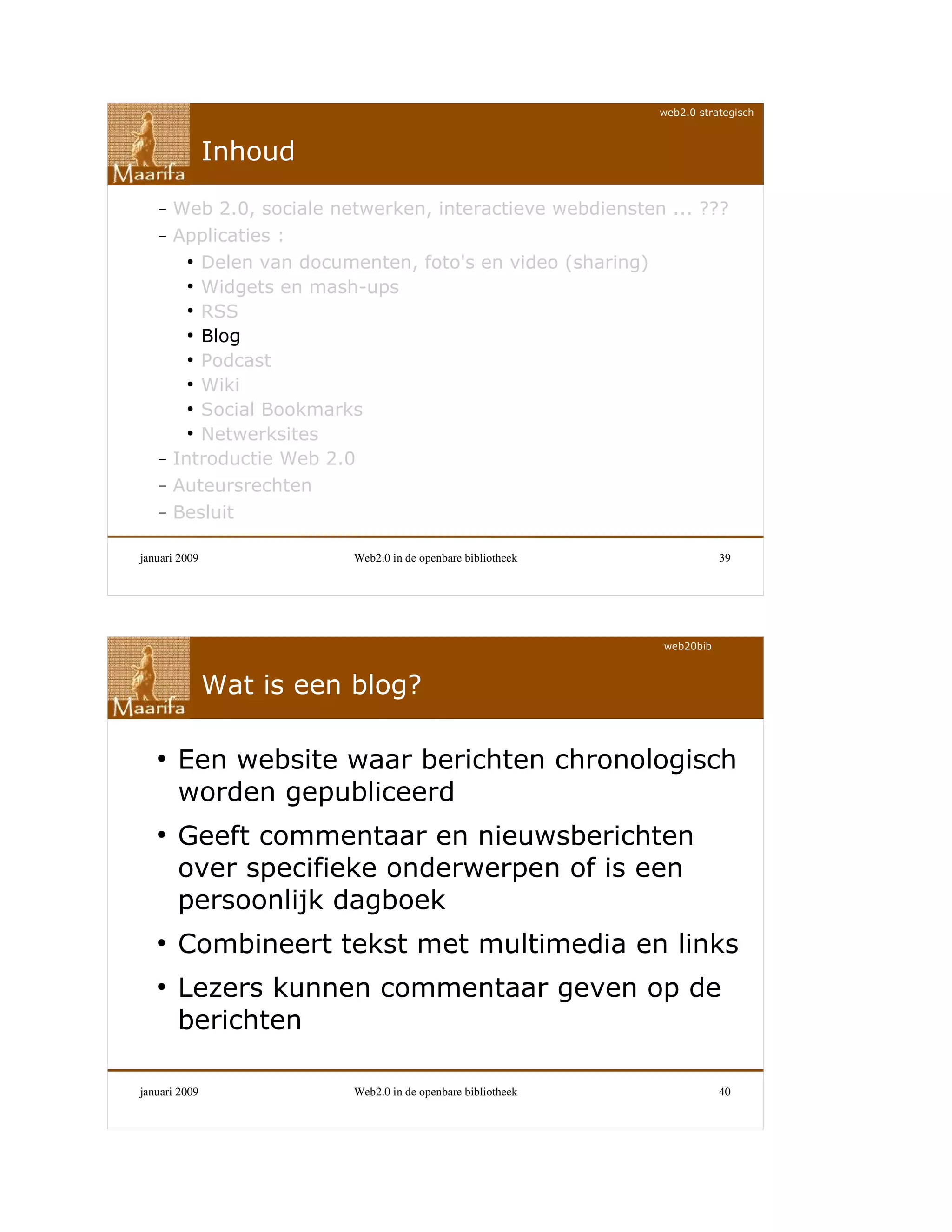 Web 2.0 in de openbare bibliotheek