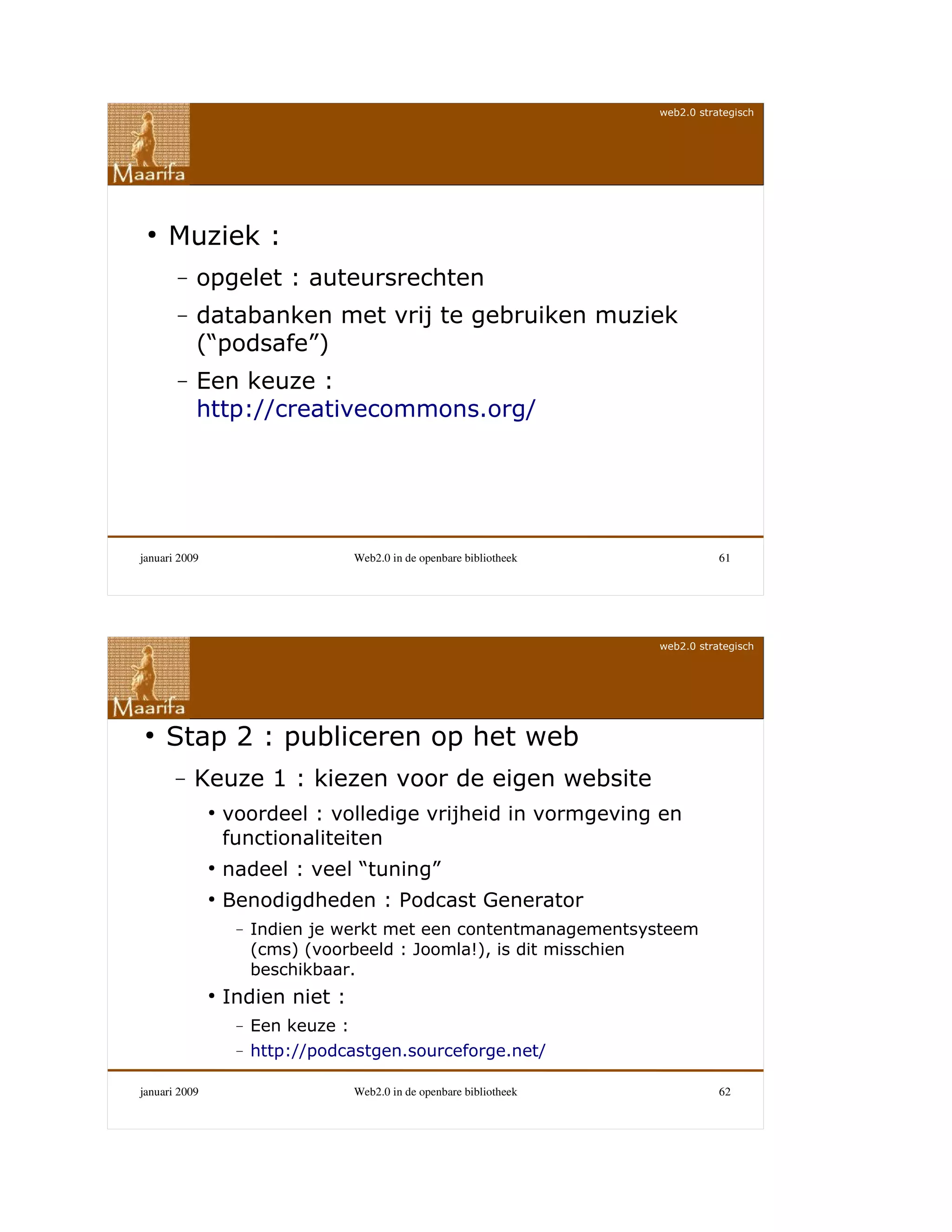 Web 2.0 in de openbare bibliotheek