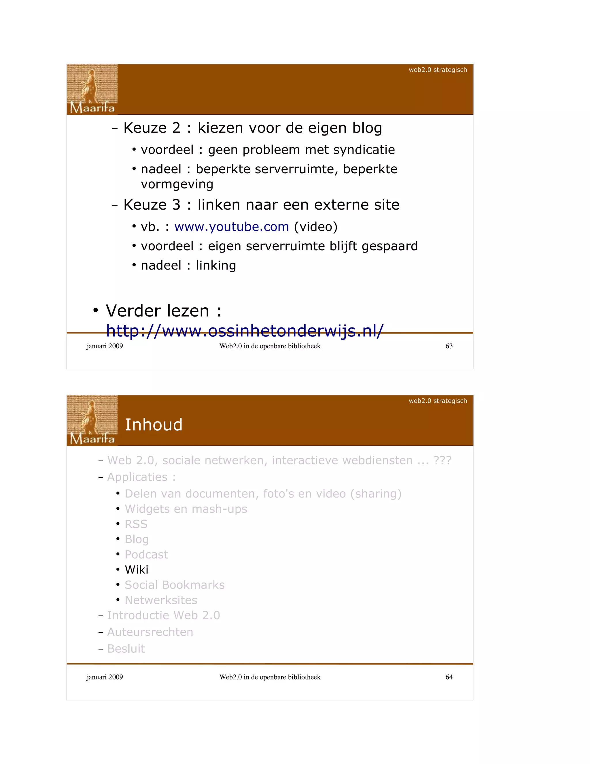 Web 2.0 in de openbare bibliotheek