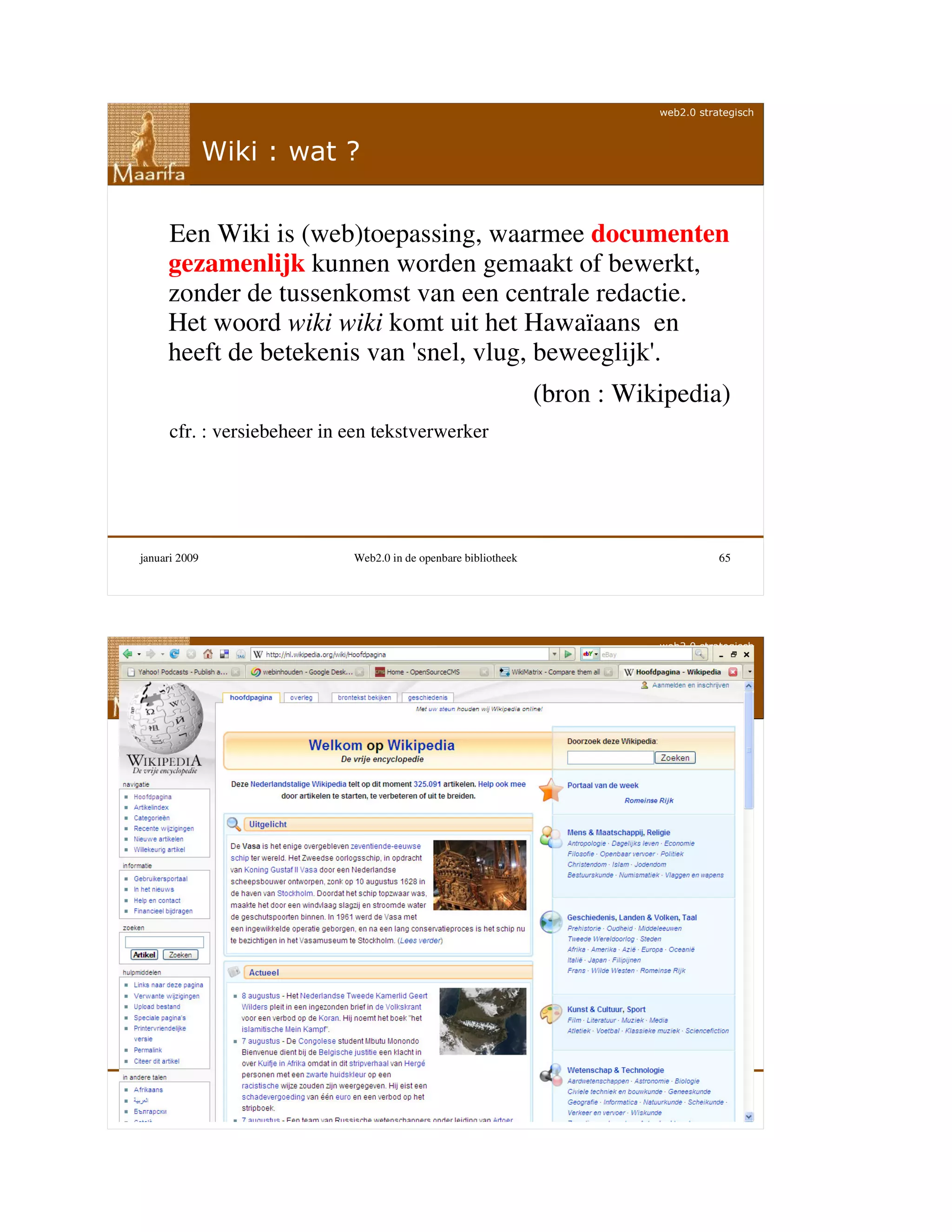 Web 2.0 in de openbare bibliotheek