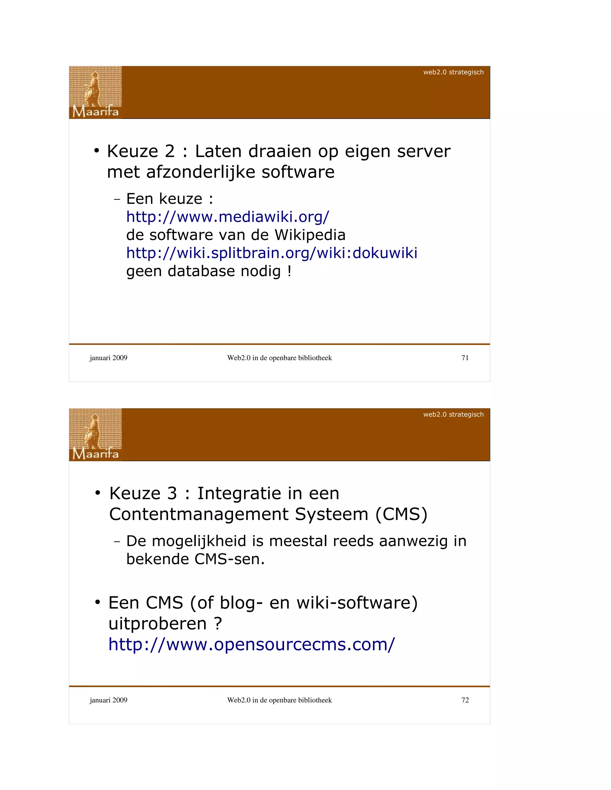 Web 2.0 in de openbare bibliotheek