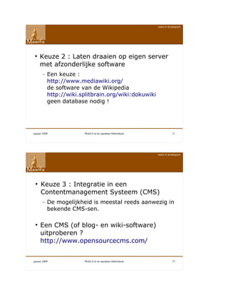 Web 2.0 in de openbare bibliotheek