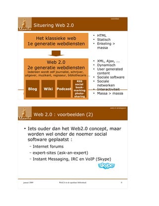 Web 2.0 in de openbare bibliotheek