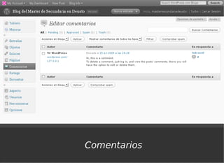 Comentarios
 