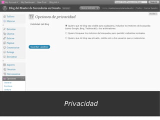 Privacidad
 