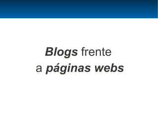 Web 2.0 y Blogs