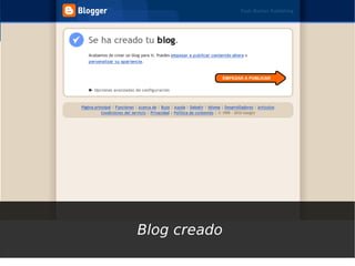 Web 2.0 y Blogs